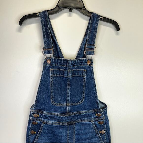 J. Crew Denim Overalls blue dark wash -XS - Picture 2 of 12